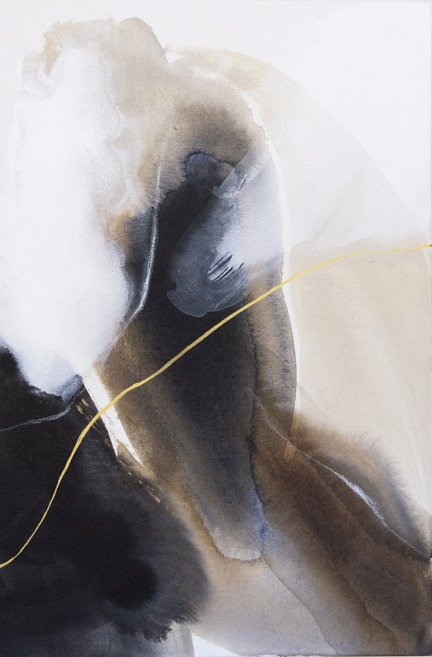 A Softening, acrylic on canvas by Rachel Reinert