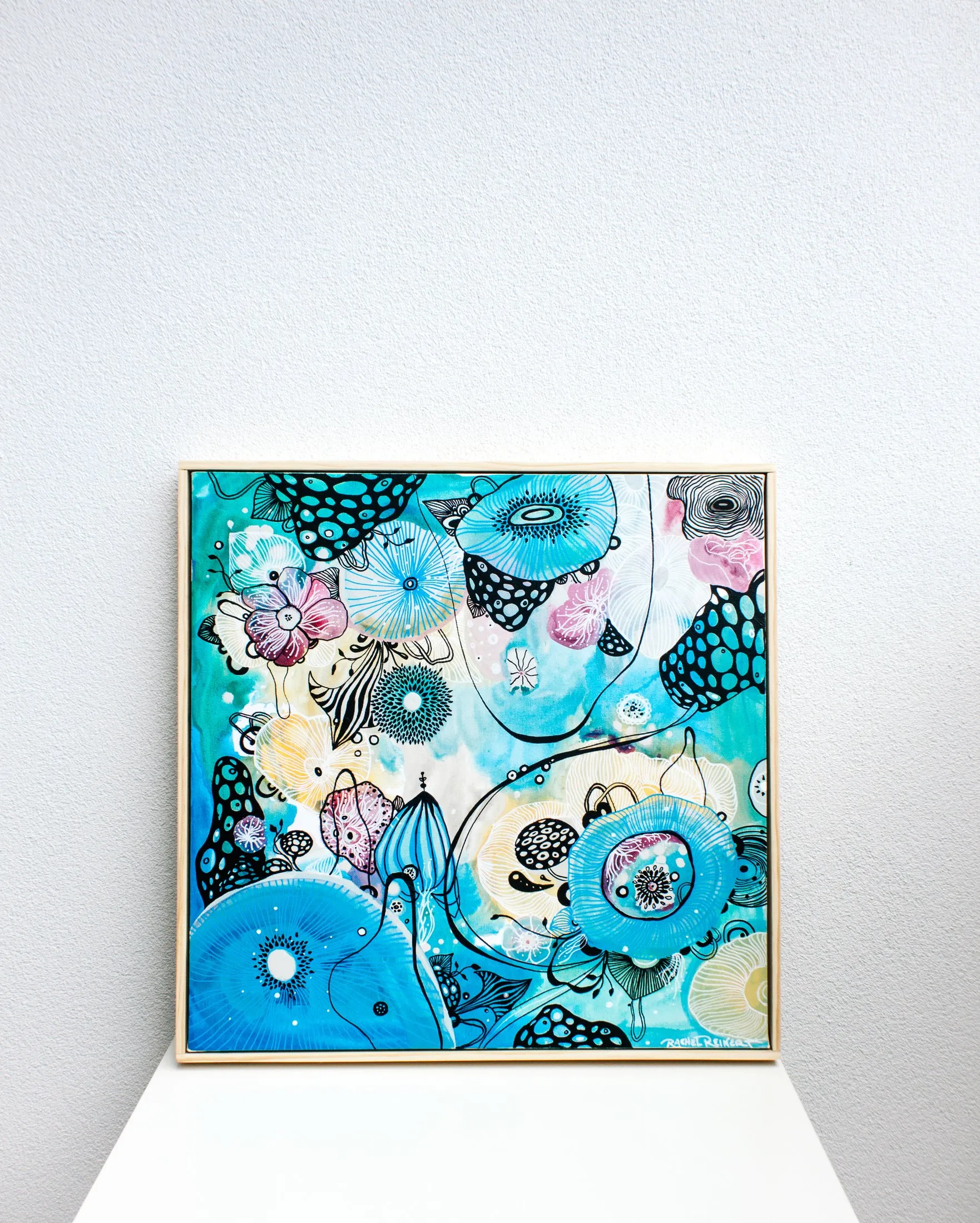 Adrift, acrylic on canvas by Rachel Reinert