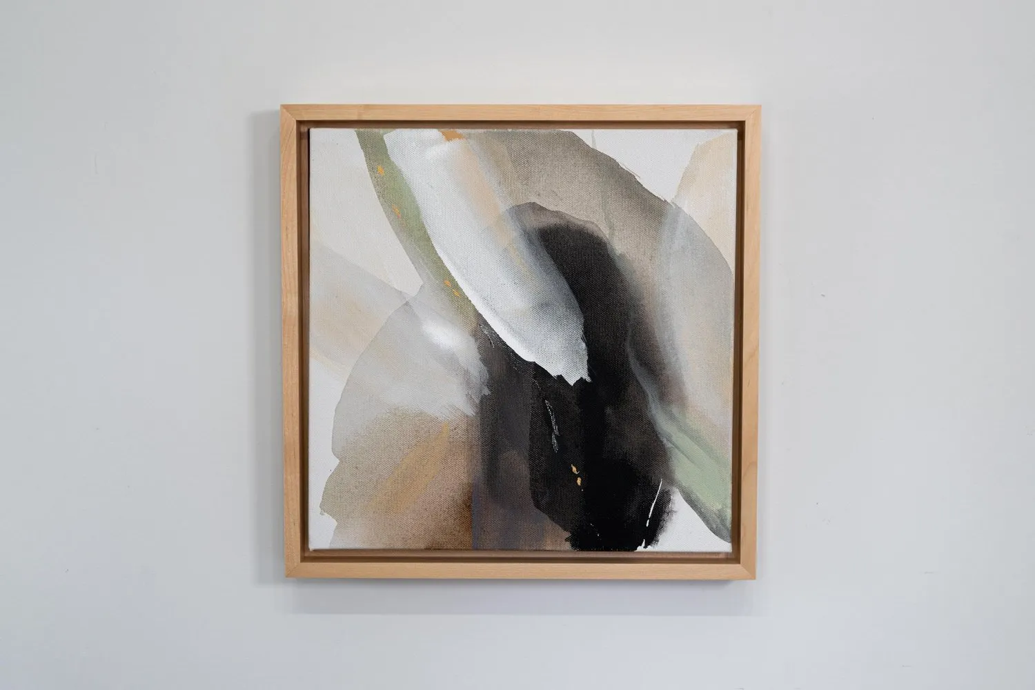 Breath, acrylic and pastel on canvas by Rachel Reinert