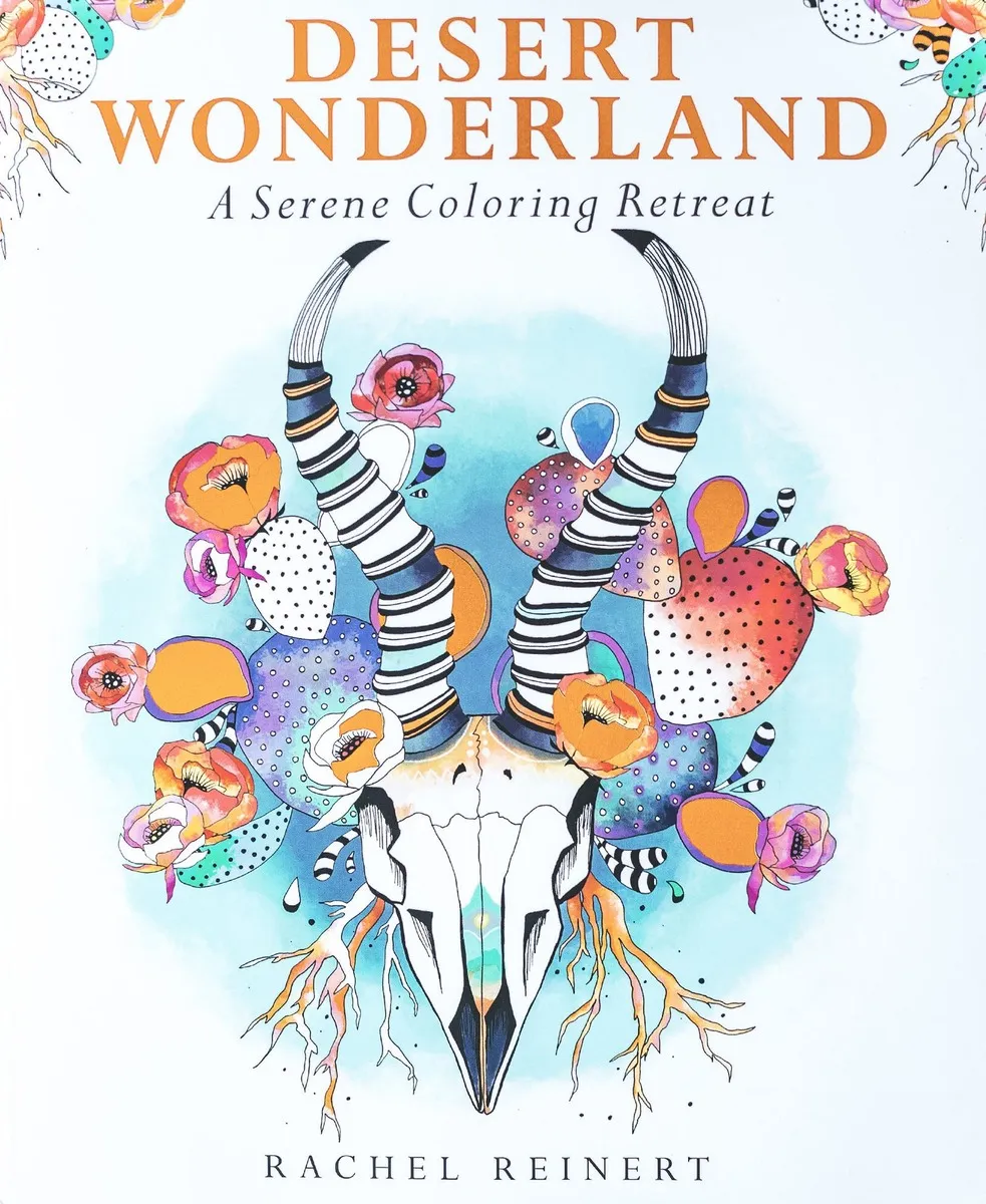 Cover of Desert Wonderland: A Serene Coloring Retreat