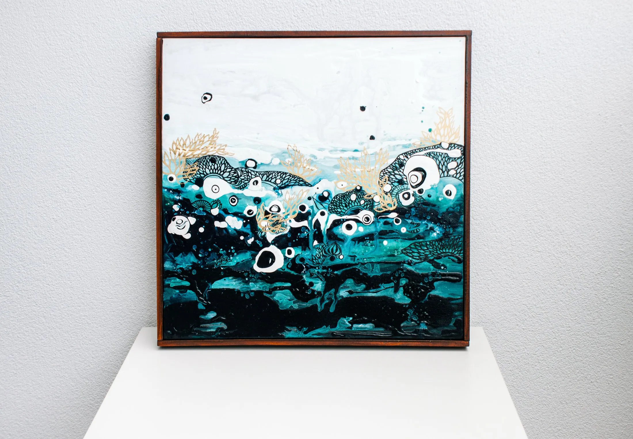 Echo, acrylic on canvas by Rachel Reinert