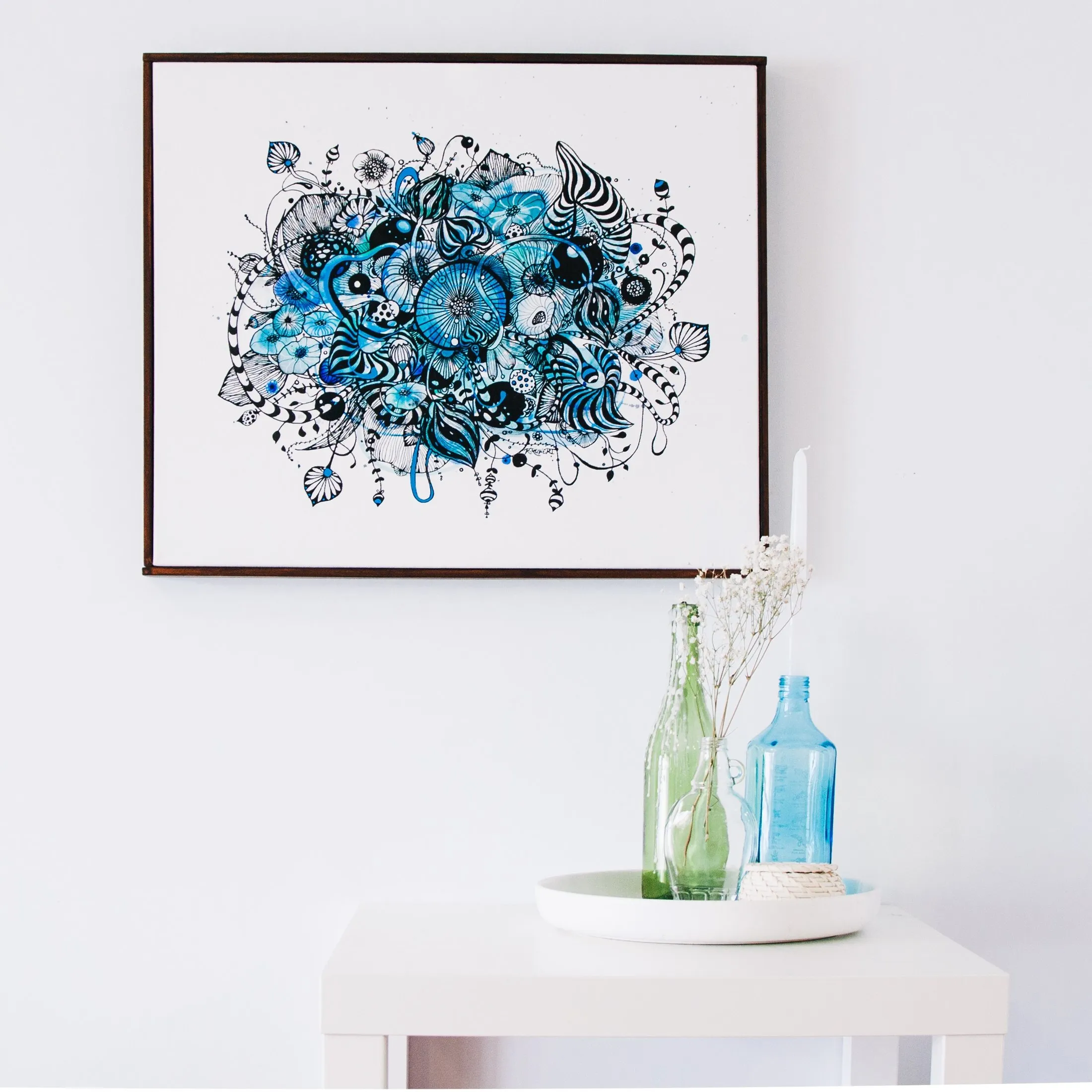 Emerge, acrylic on canvas by Rachel Reinert