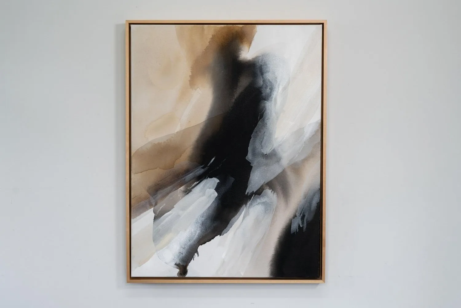 In The Quiet, acrylic and pastel on canvas by Rachel Reinert