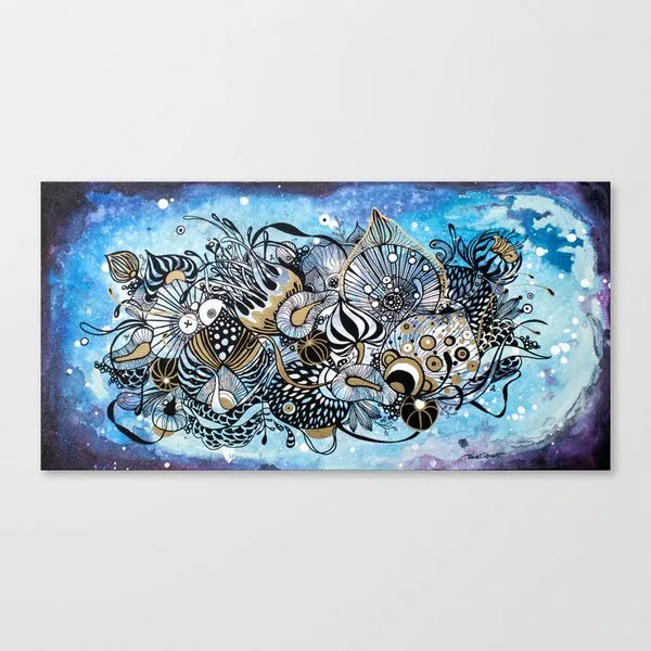 Kaleidoscope, acrylic on canvas by Rachel Reinert