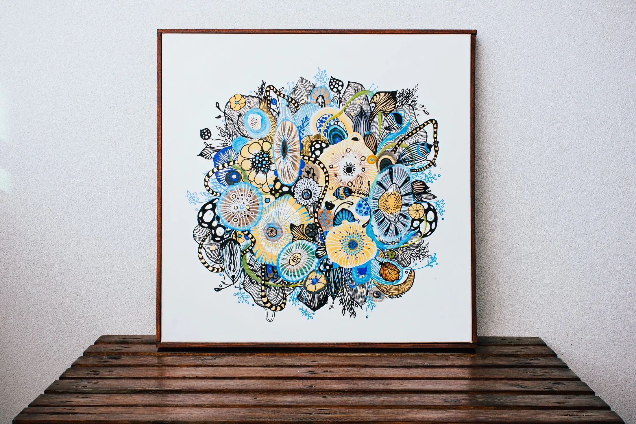 Metamorphosis, acrylic on canvas by Rachel Reinert