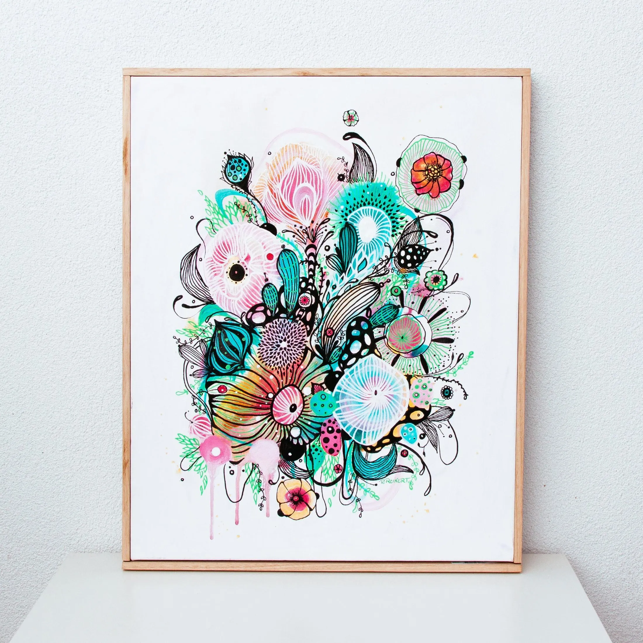 Silent Symphony, acrylic on canvas by Rachel Reinert