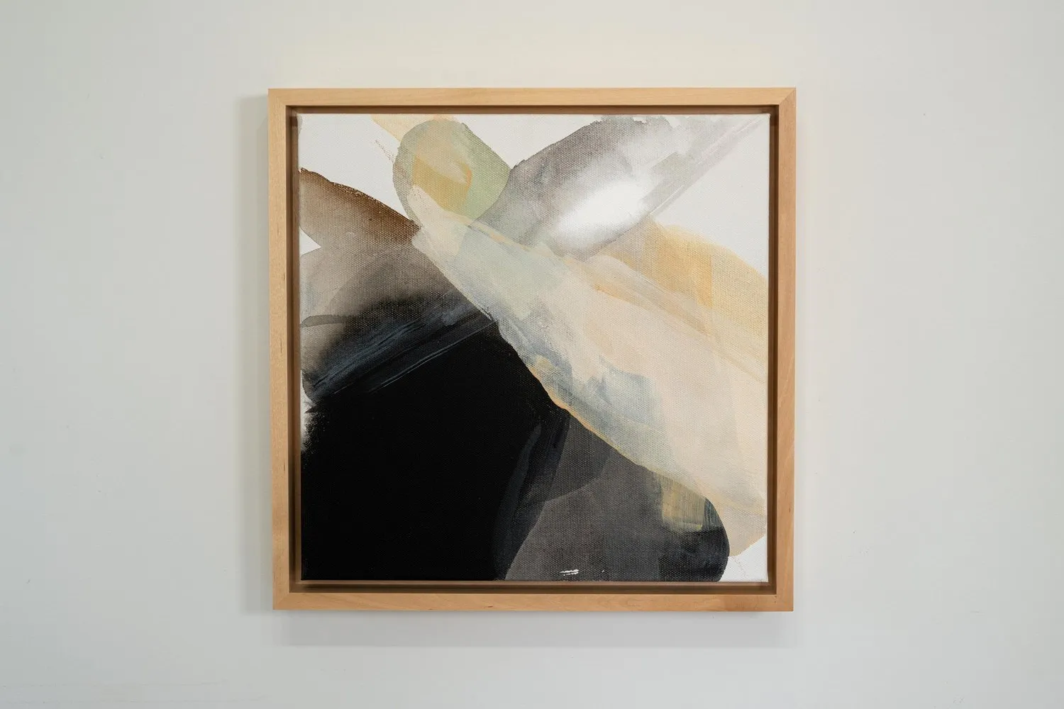 Slowly, acrylic and pastel on canvas by Rachel Reinert