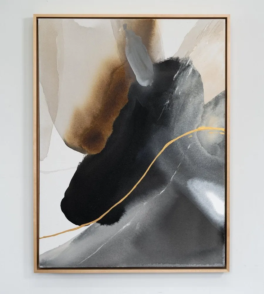 Soft Secrets, acrylic and pastel on canvas by Rachel Reinert
