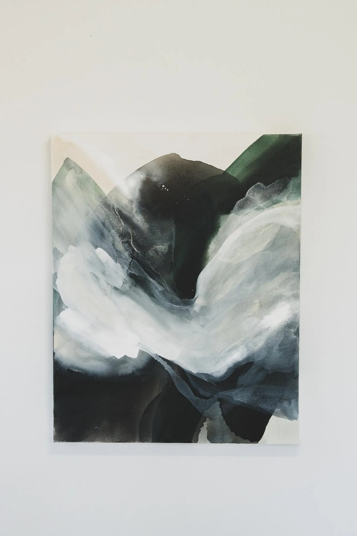 Traverse, acrylic on canvas by Rachel Reinert