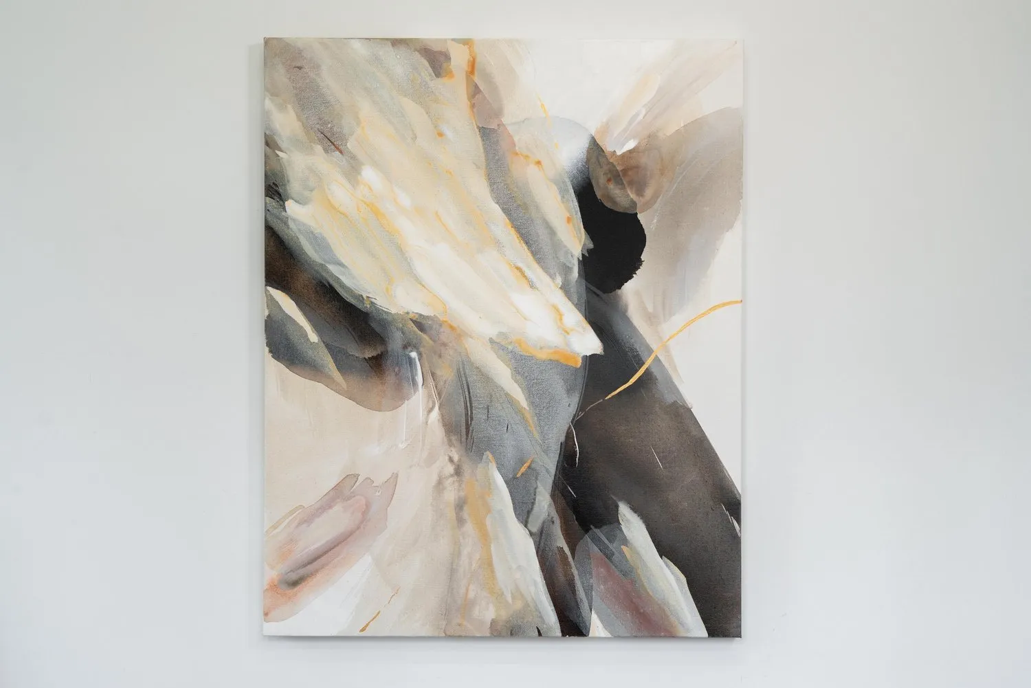 Unchained, acrylic and pastel on canvas by Rachel Reinert