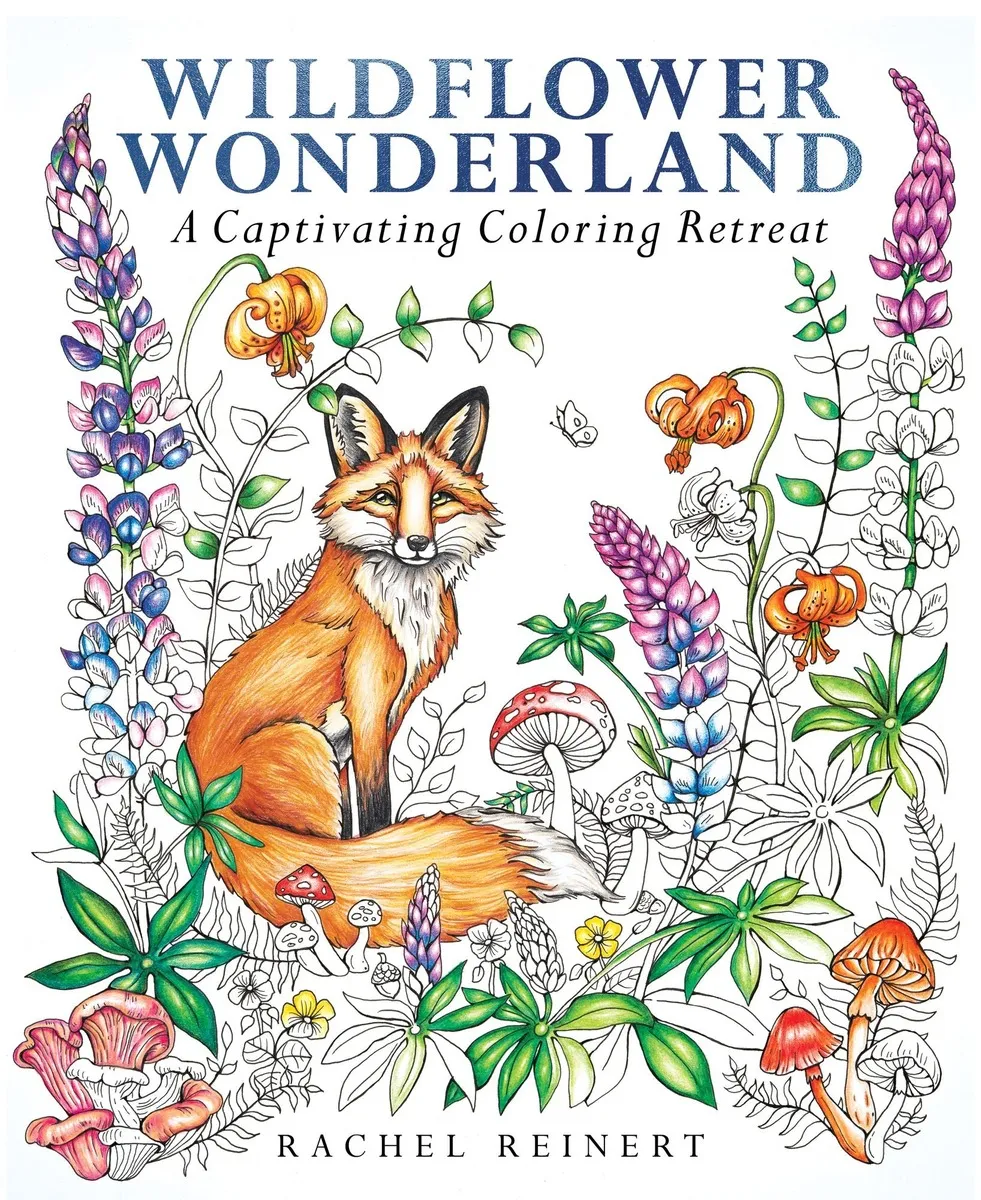 Cover of Wildflower Wonderland: A Captivating Coloring Retreat