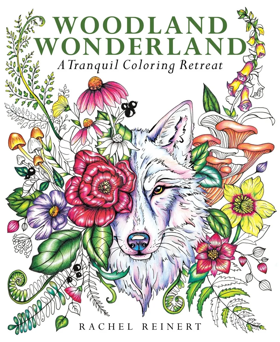 Cover of Woodland Wonderland: A Tranquil Coloring Retreat